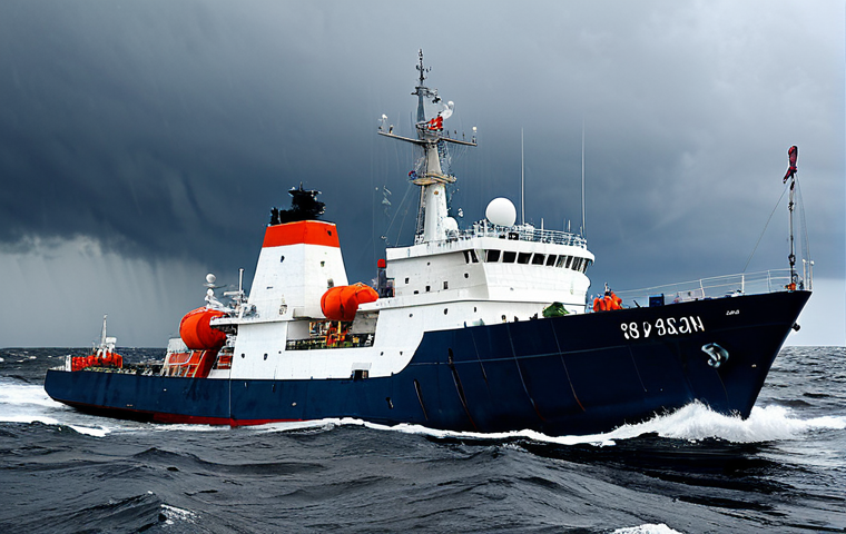 해군의 해양 기상 대응법 - Satellite Weather Analysis**

A Russian naval meteorologist, fully clothed in a professional uniform...