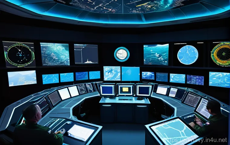 해군의 전력 증강 계획 - **Next-Generation Aircraft Carrier with Integrated Air Group:** An expansive, dynamic view of a mass...