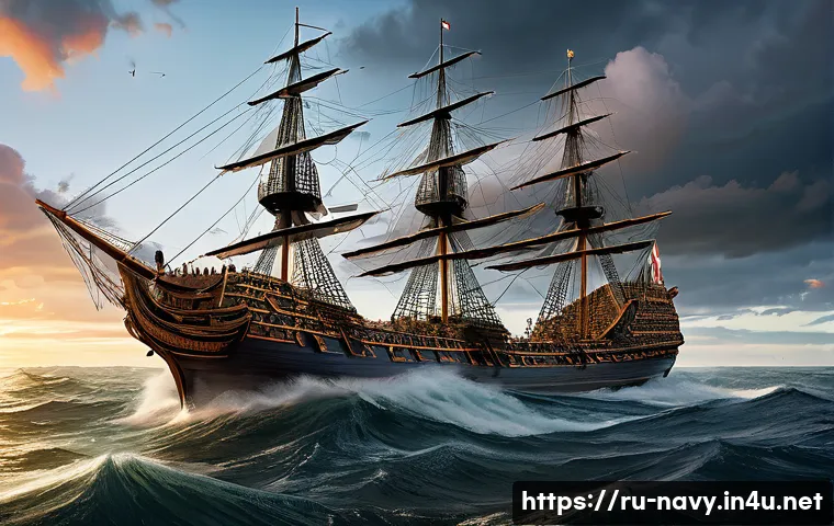 해군 작전 계획 및 전략 - **Prompt:** "A breathtaking, realistic, and highly detailed digital painting depicting the 'Evolutio...